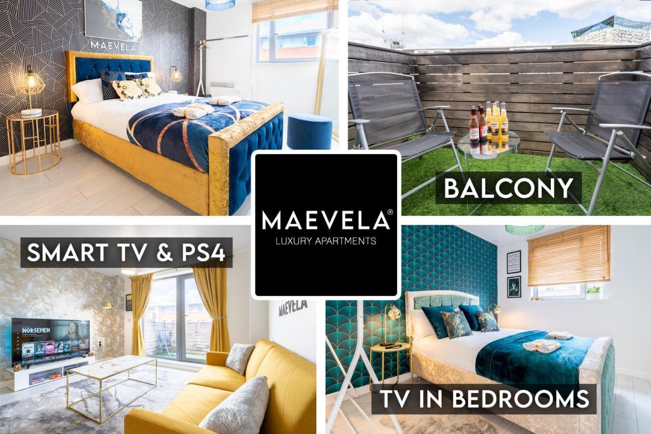 Maevela Apartments - Ultra Lavish Luxury 2 Bed Apartment City Centre - With Balcony - Free Secure Parking - Ps4 & Smart Tv'S Birmingham Exterior photo